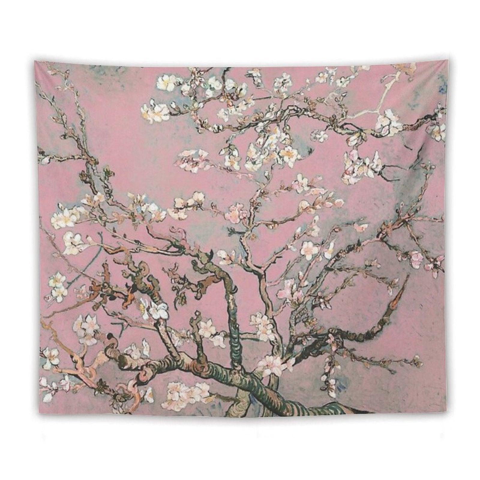 Almond Blossom - Vincent Van Gogh (pink Pastel) Tapestry
