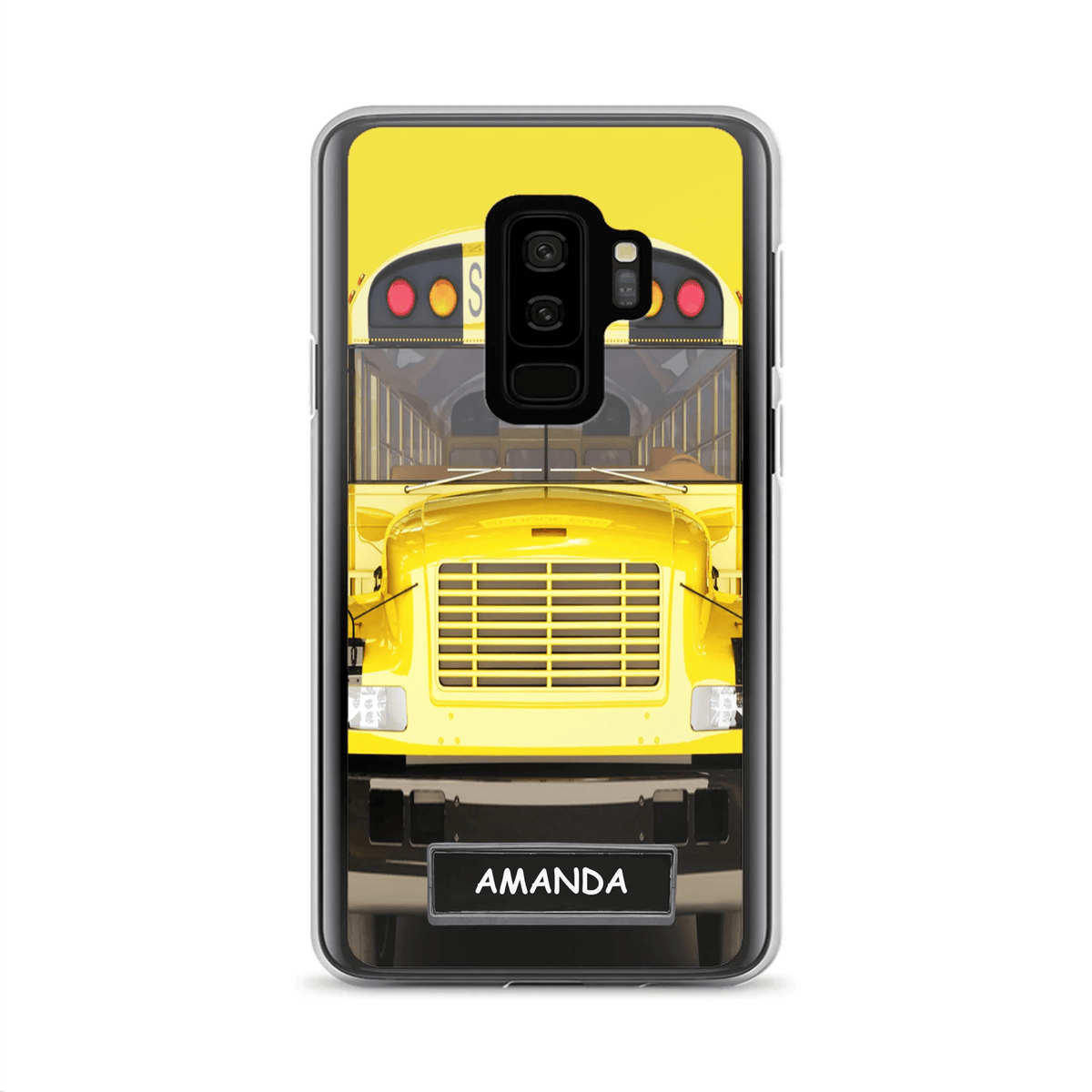 Personalized School Bus Phone Case - Gift Idea For School Bus Lovers - Case For iPhone, Samsung and Xiaomi