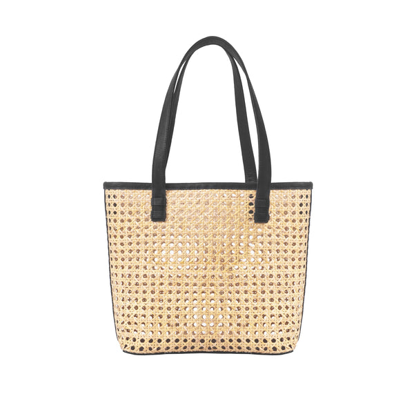 Petite French Market Rattan Tote