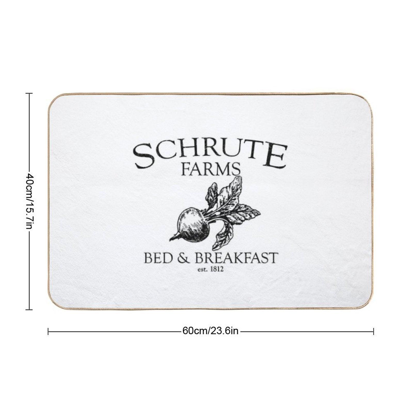 Schrute Farms Funny Office Bath Mat