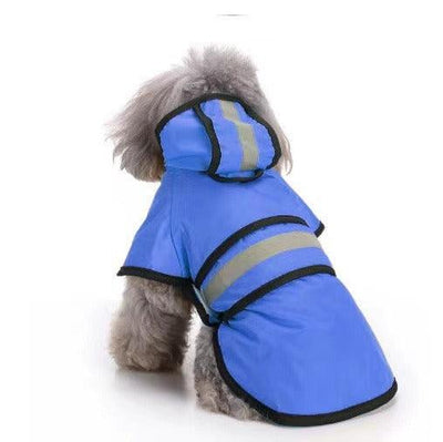 Dog Raincoat Reflective Dog Clothes Small Dog Bibi Teddy Four Seasons Universal Raincoat Pet Supplies