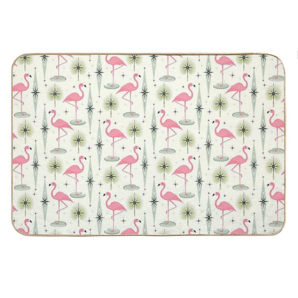 Atomic Flamingo Oasis Bath Mat