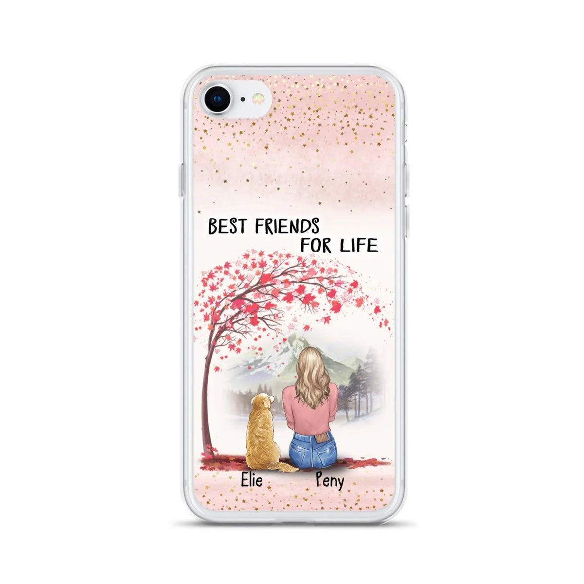 Personalized Pet Mom Phone Case - Mom With Upto 5 Pets - Best Friends For Life
