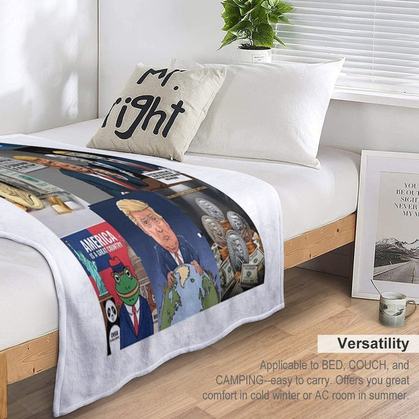 Trump Eras Lightweight Throw Blanket