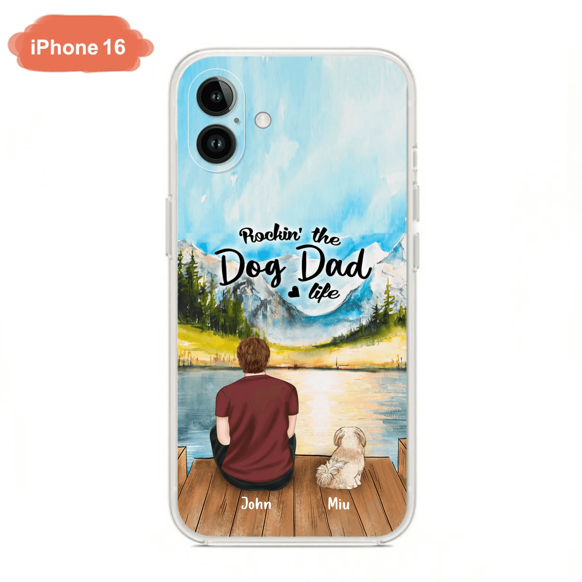 Personalized Pet Mom/Dad Phone Case - Chubby or Slim with up to 7 Pets