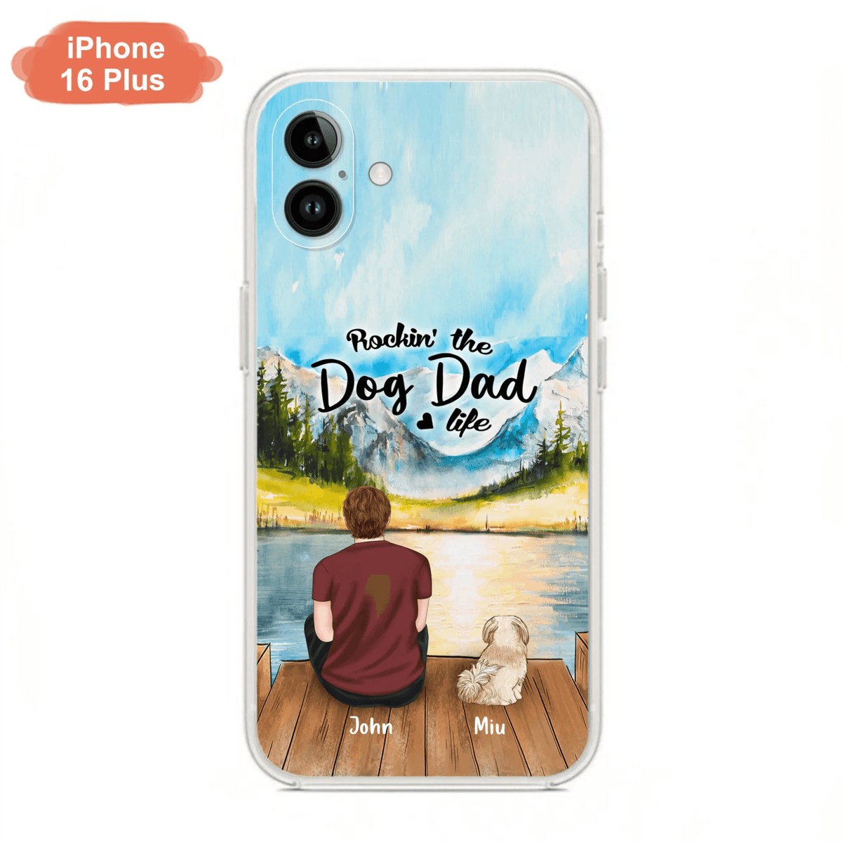 Personalized Pet Mom/Dad Phone Case - Chubby or Slim with up to 7 Pets