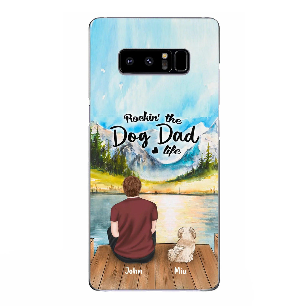 Personalized Pet Mom/Dad Phone Case - Chubby or Slim with up to 7 Pets