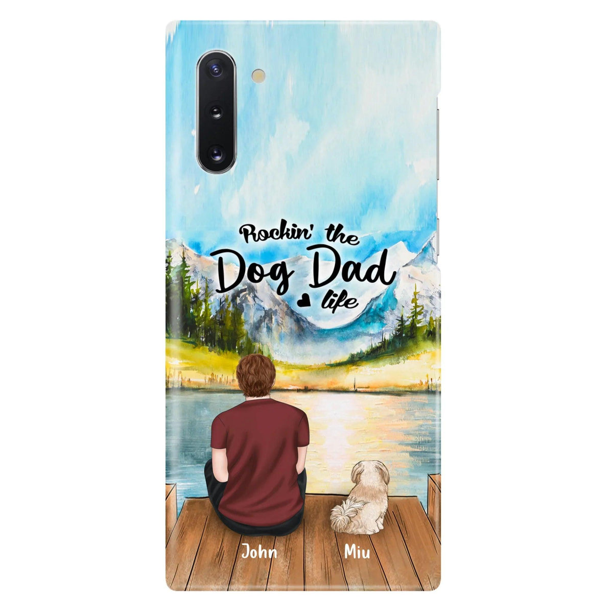 Personalized Pet Mom/Dad Phone Case - Chubby or Slim with up to 7 Pets