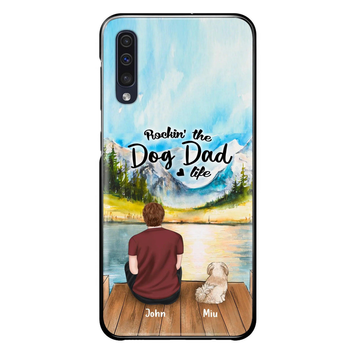 Personalized Pet Mom/Dad Phone Case - Chubby or Slim with up to 7 Pets
