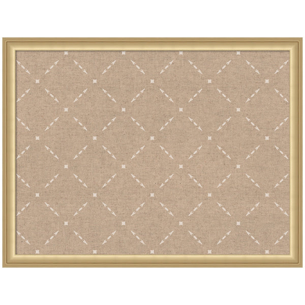 Pinboard Beige Lattice Pattern