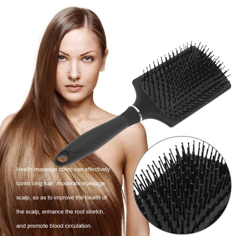 Hair Massage Comb Hairbrush Bristle&Nylon Women Wet Curly Hair Brush for Salon Hairdressing Styling Tools