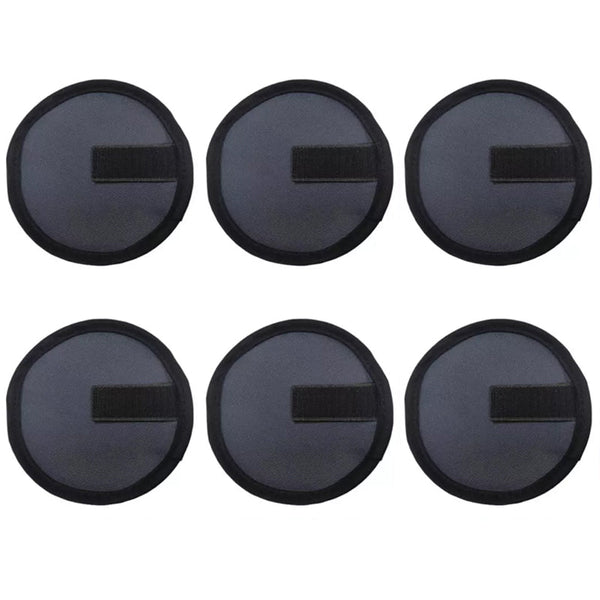 6 - piece set of 5.9 - inch lure wraps. Doubles as covers, gloves, hook protectors. Keeps anglers safe while fishing.