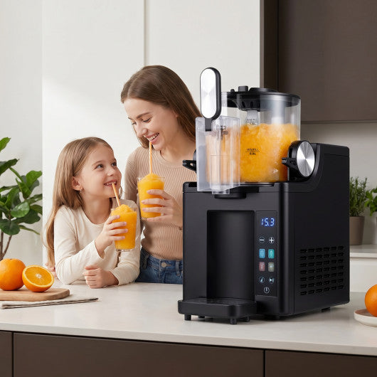 68 oz Frozen Drink Maker and Slushy Machine for Home-Black