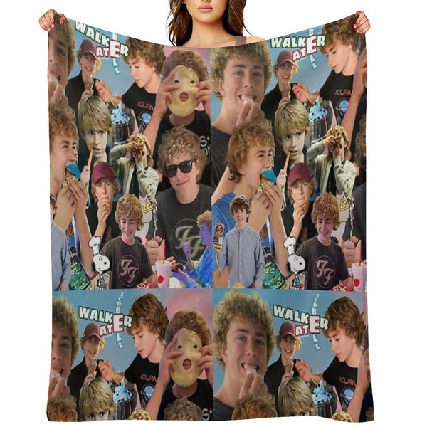Percy Jackson Walker Scobell Aesthetic Versatility Throw Blanket