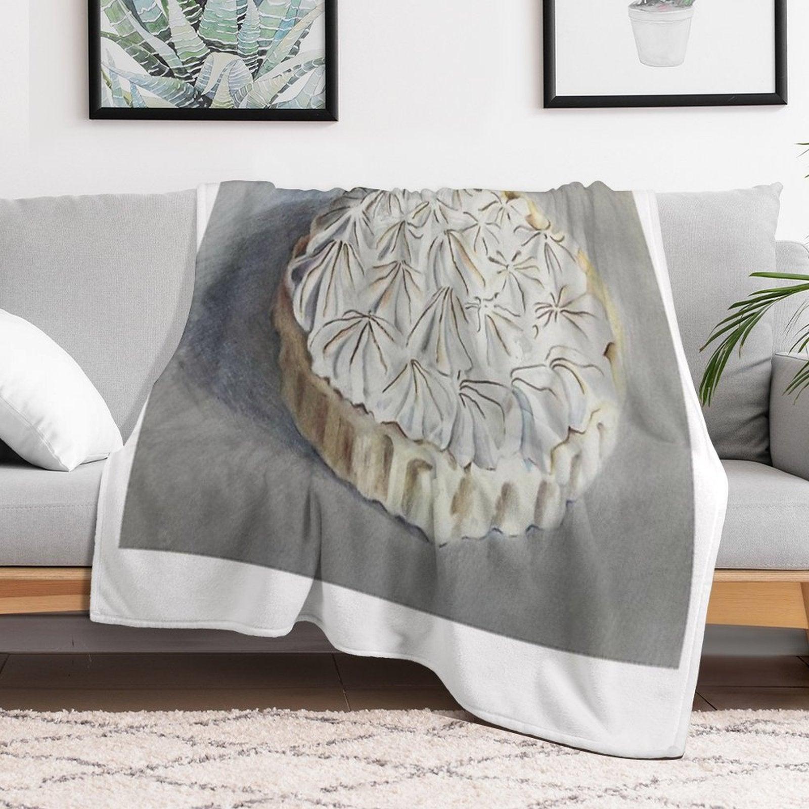 Lemon Meringue Pie Throw Blanket