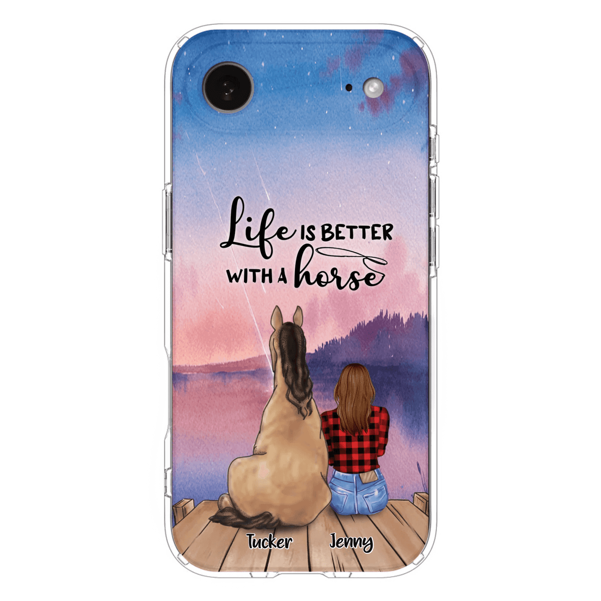 Personalized Horse/Dog Mom Phone Case - Upto 2 Horses and 3 Dogs - 9AGKN2
