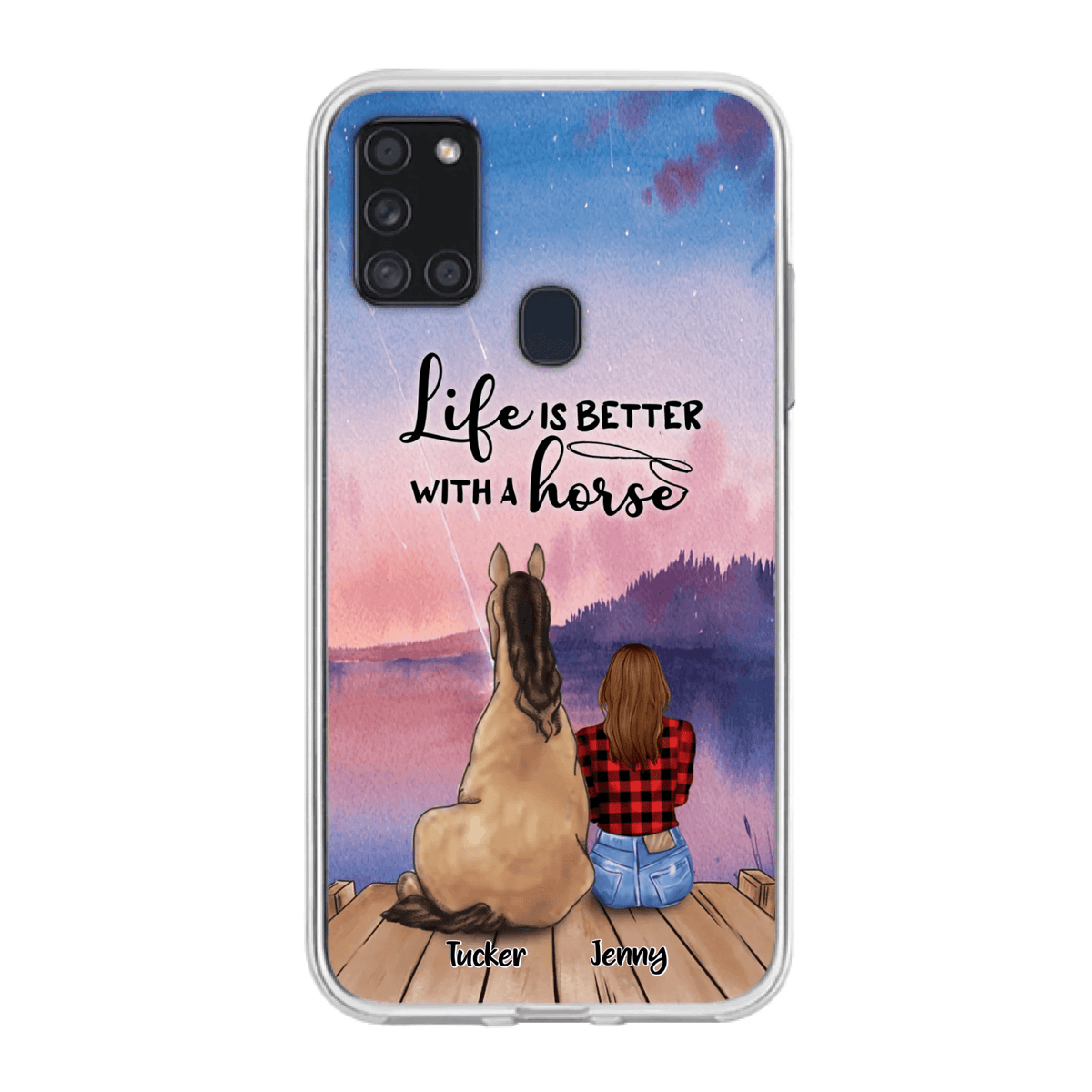 Personalized Horse/Dog Mom Phone Case - Upto 2 Horses and 3 Dogs - 9AGKN2