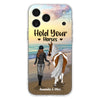 Personalized Horse Girl Phone Case - Girl with up to 2 Horses - Four Feet Move My Soul - QX6ZS1 - iPhone / 1 / iPhone 17 Pro Max