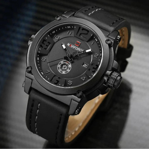 Men's Quartz Watch - Calendar Water Resistant Timepiece