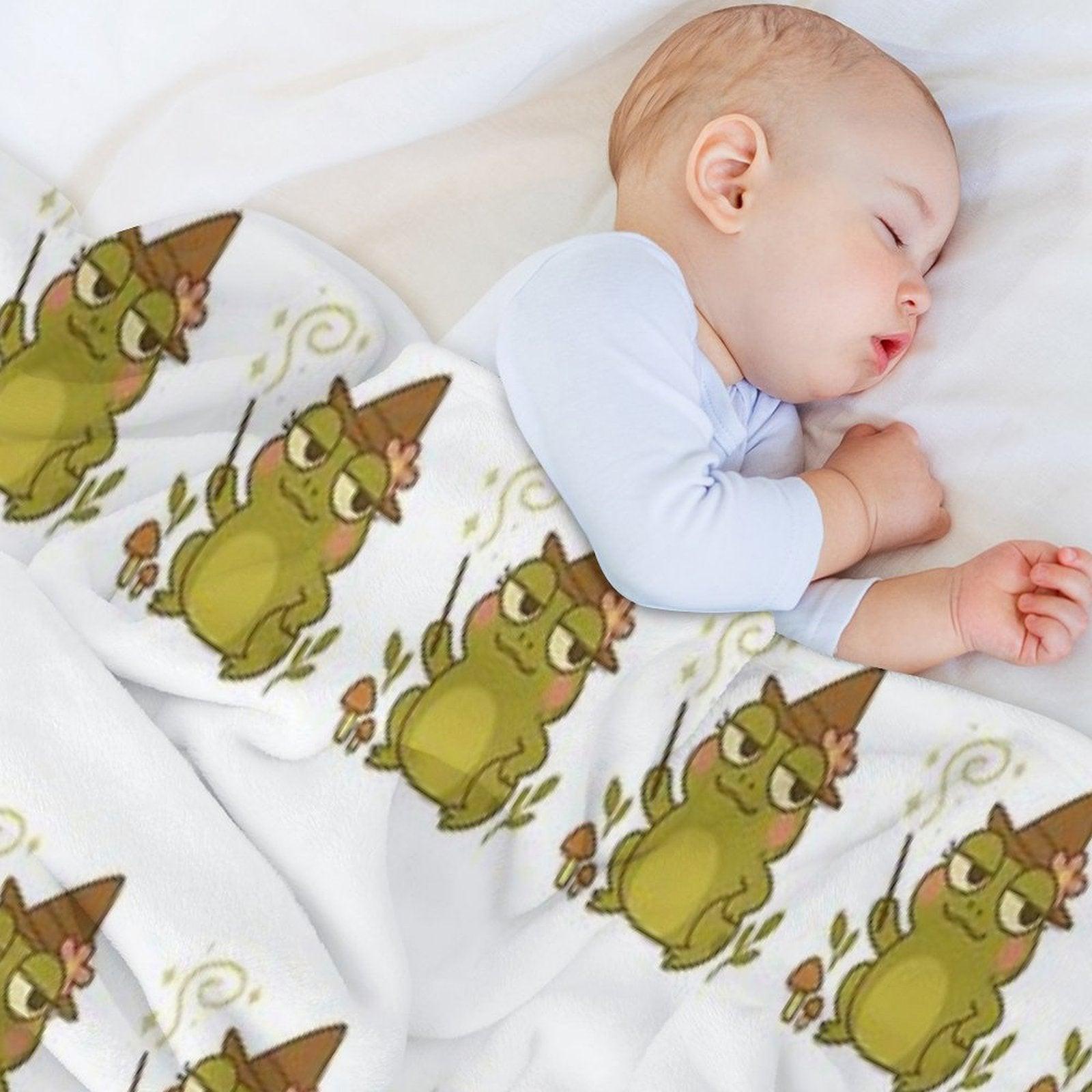 Twigs Frog Throw Blanket