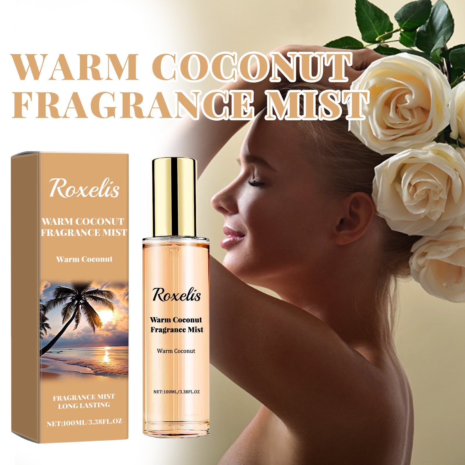 Warm Coconut Fragrance Mist, Lasting Fragrance Fresh And Natural Couples Date With Fragrance To Bring Atmosphere Encounter