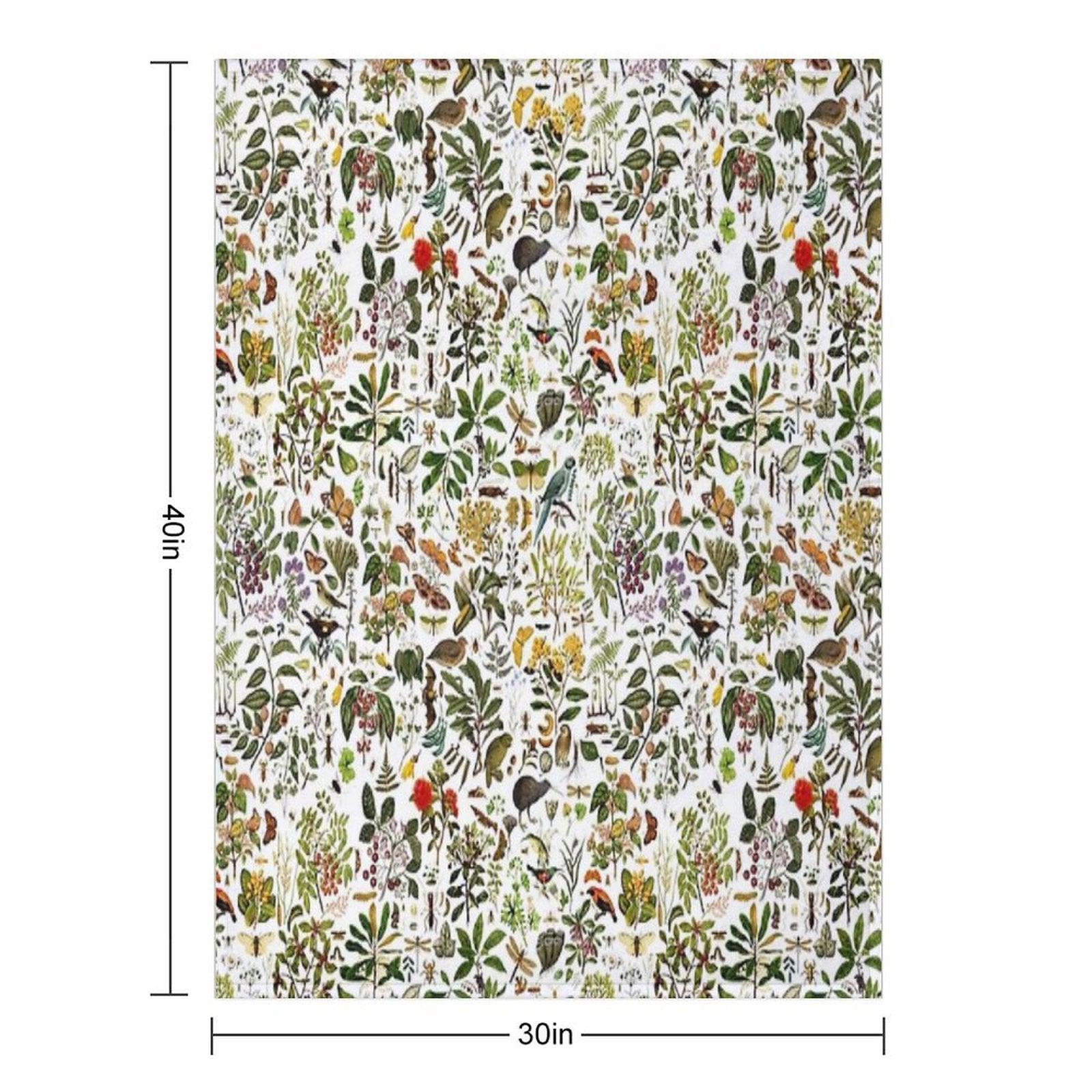 New Zealand Biology Throw Blanket