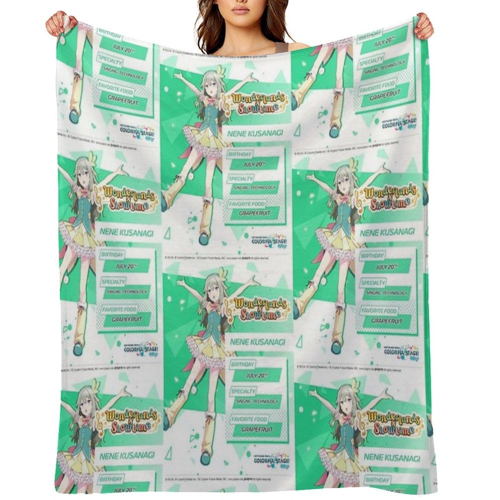 Nene Kusanagi Throw Blanket