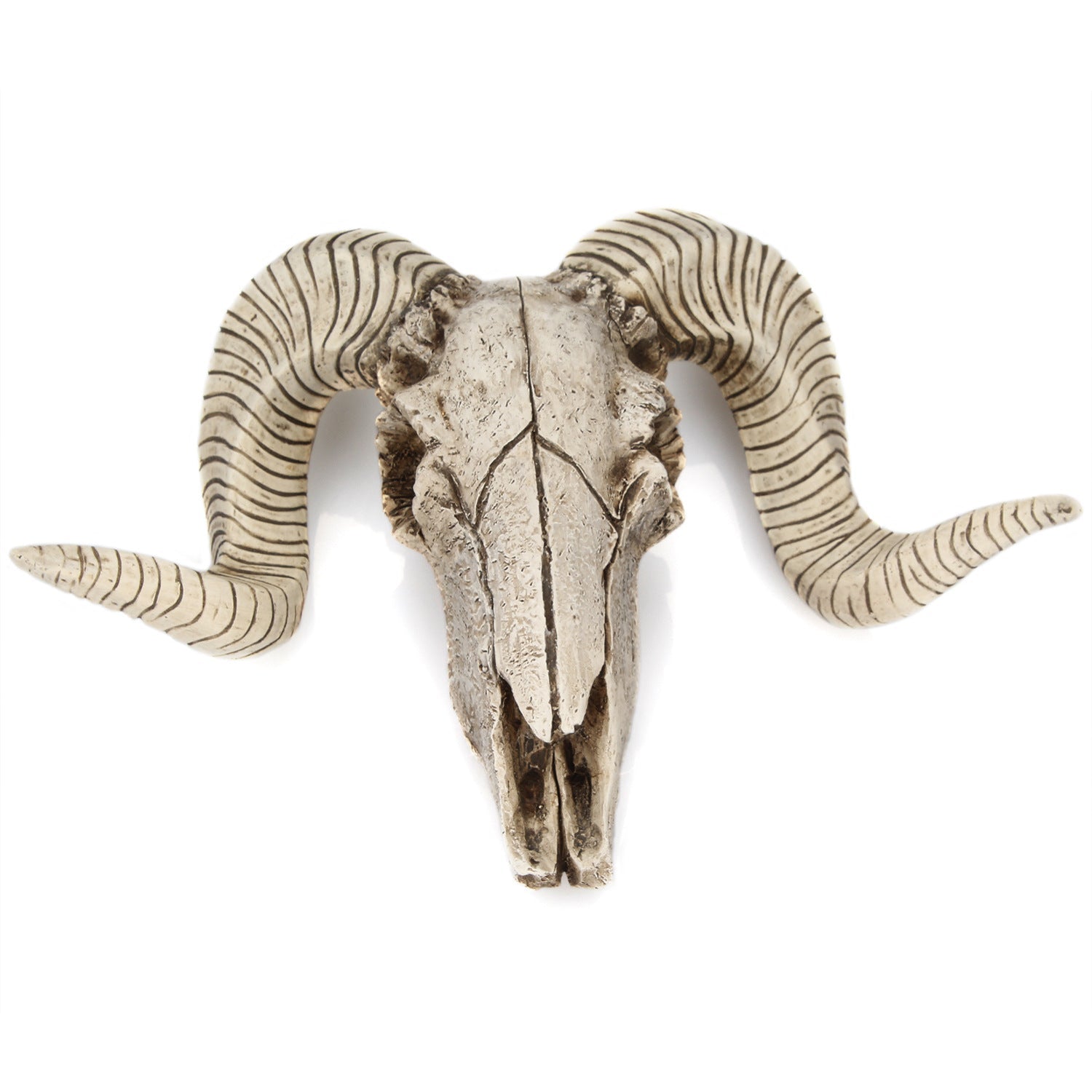Horned Skull Wall Hanging Creative Home Living Room Decor Retro Resin Craft