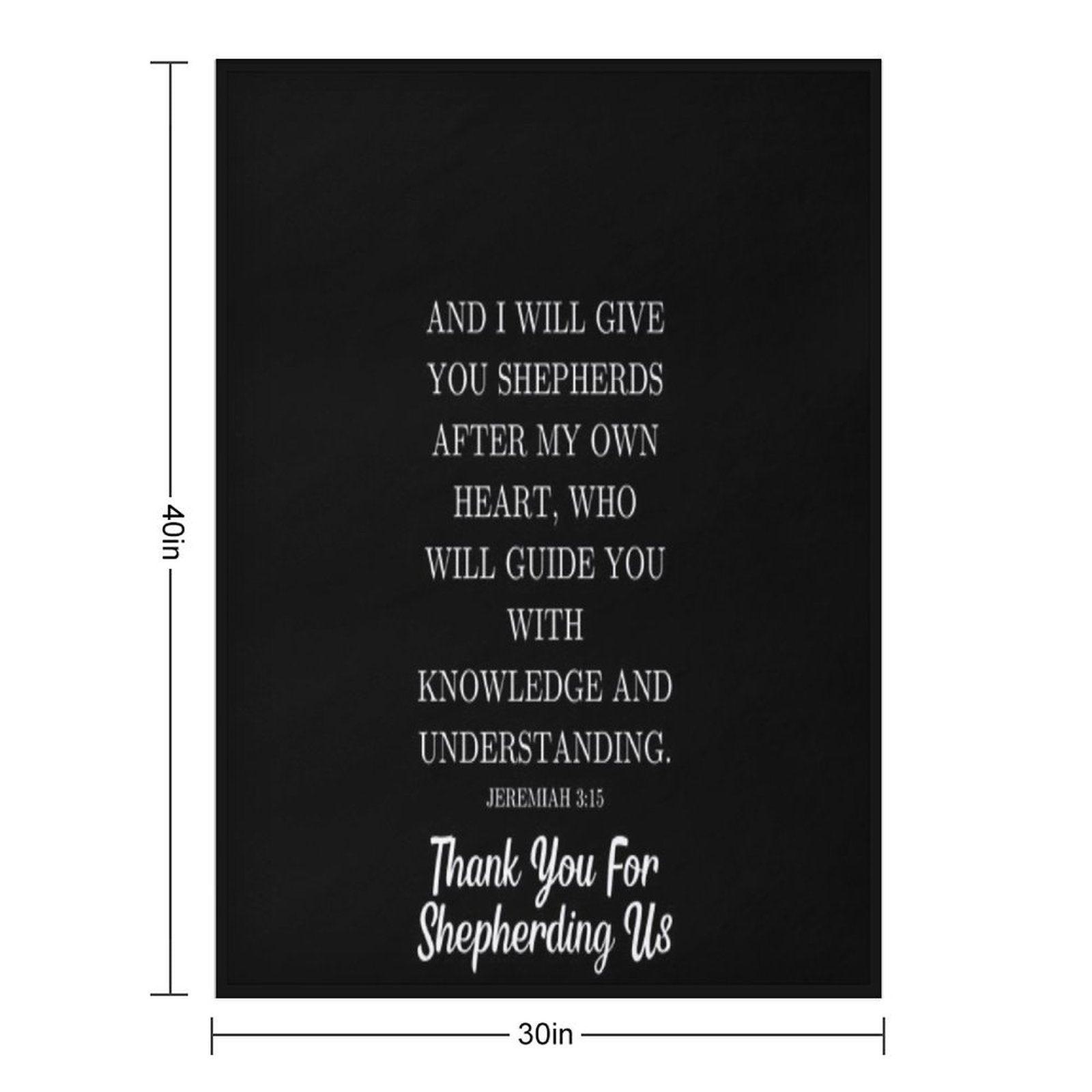 Pastor Appreciation Throw Blanket