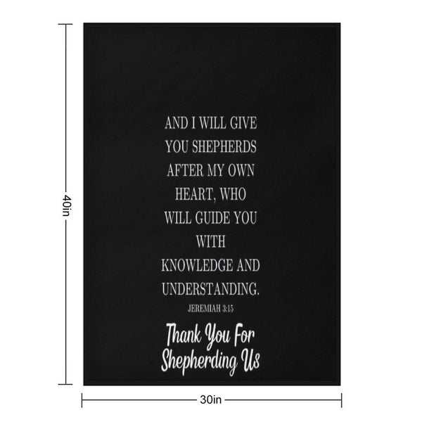Pastor Appreciation Throw Blanket