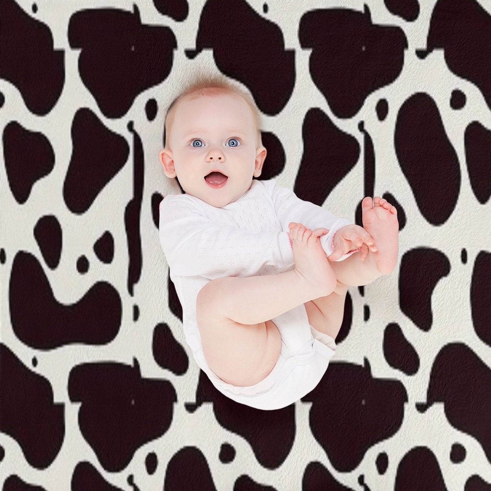 Cow Print Lightweight Throw Blanket