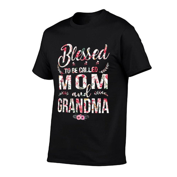 Blessed To Be Called Mom And Grandma Floral Mother's Day T-Shirt