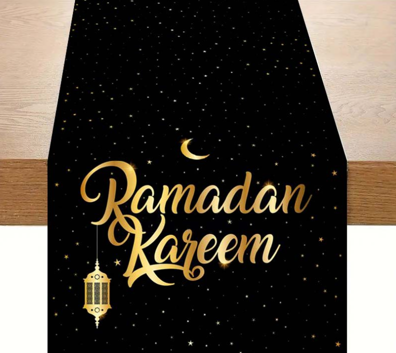 Printed Moon Castle House Tablecloth Home Decoration Party Festival Atmosphere Table Flag