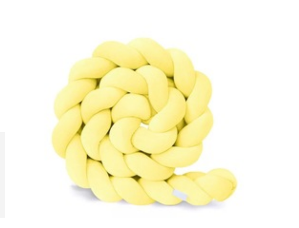 100cmBaby Bumper Bed Braid Knot Pillow Cushion Bumper for Infant Kids Crib Protector Cot Bumper Room Decor Anti-collision Bumper