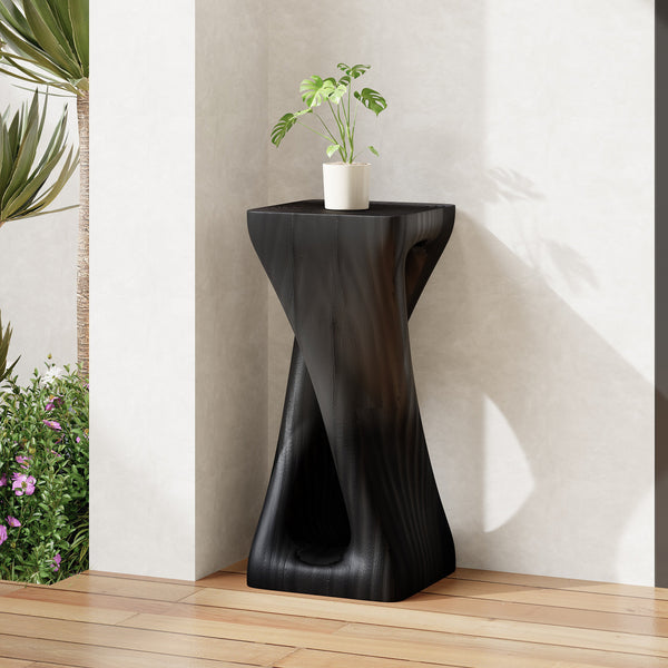 Outdoor Side Table Twist Shape End Table