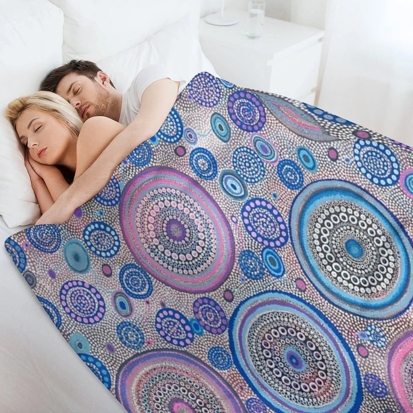 Seven Sister's Dreaming Throw Blanket