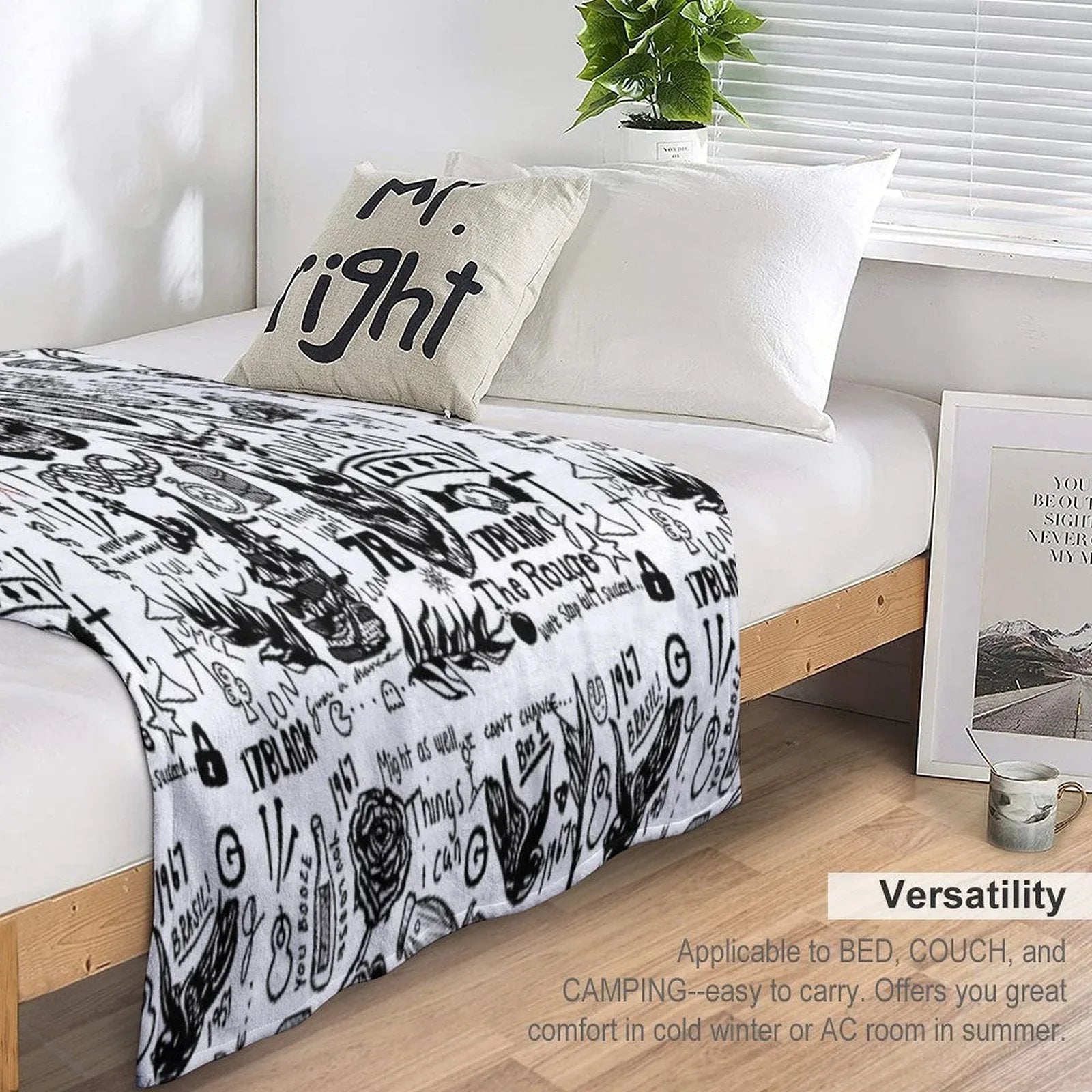 Tattoos Collage Throw Blanket
