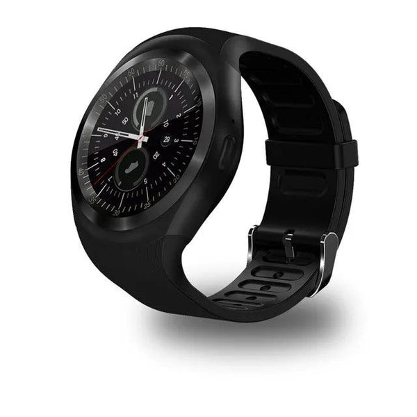 Bluetooth Y1 Smart Watch Relogio Android SmartWatch Phone Call GSM Sim Remote Camera Information Display Sports Pedometer