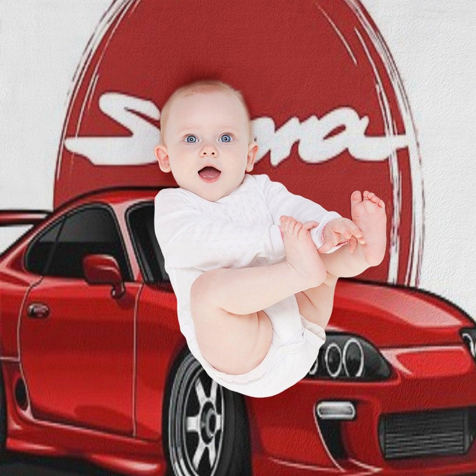 Supra MK-4 Red Candy Throw Blanket