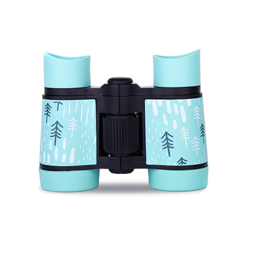 Binoculars HD 4x30 Telescope Rubber Children Colorful Telescope Fixed Zoom Anti-skid Portable Field glasses Gifts for Children