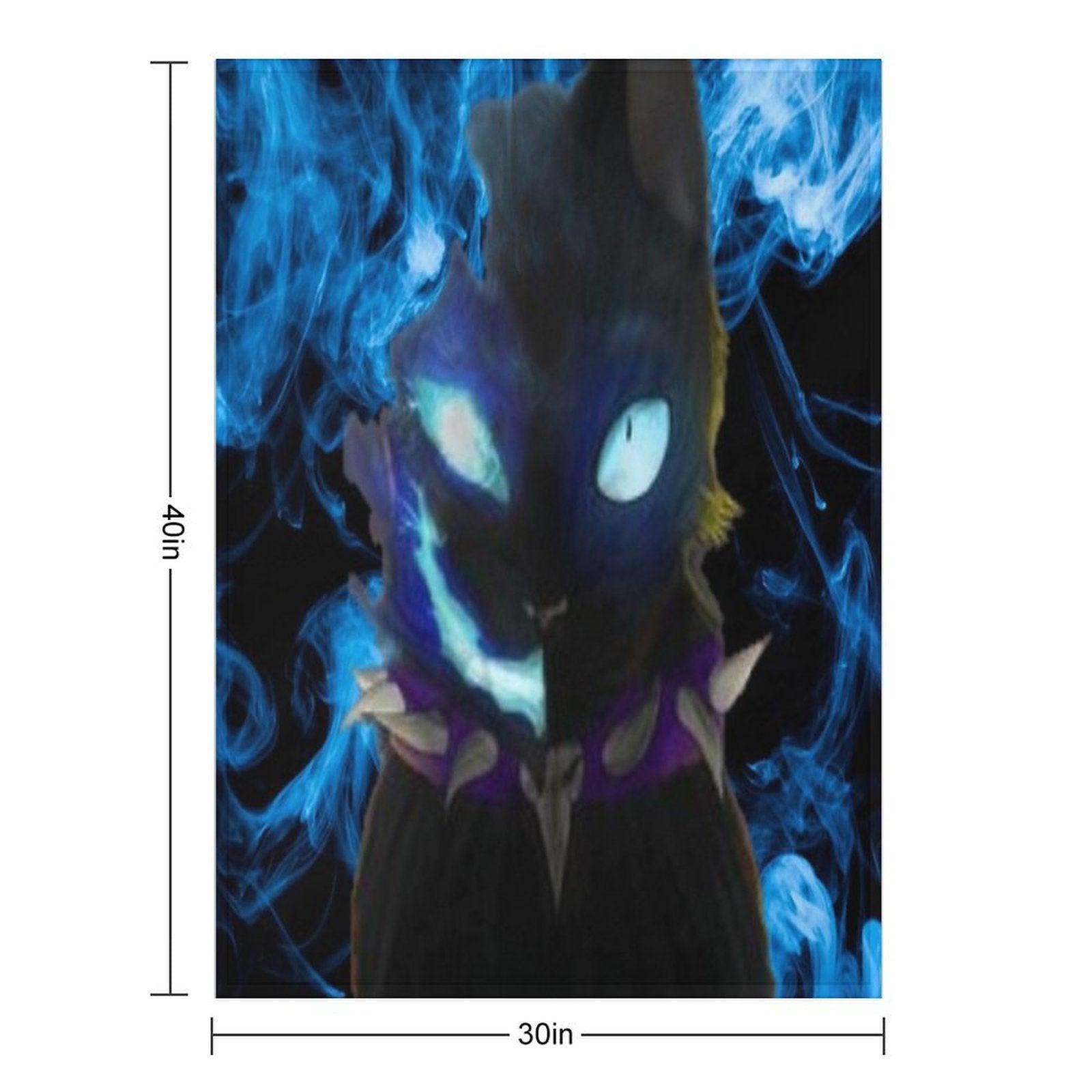 SCOURGE Warrior Cat Throw Blanket