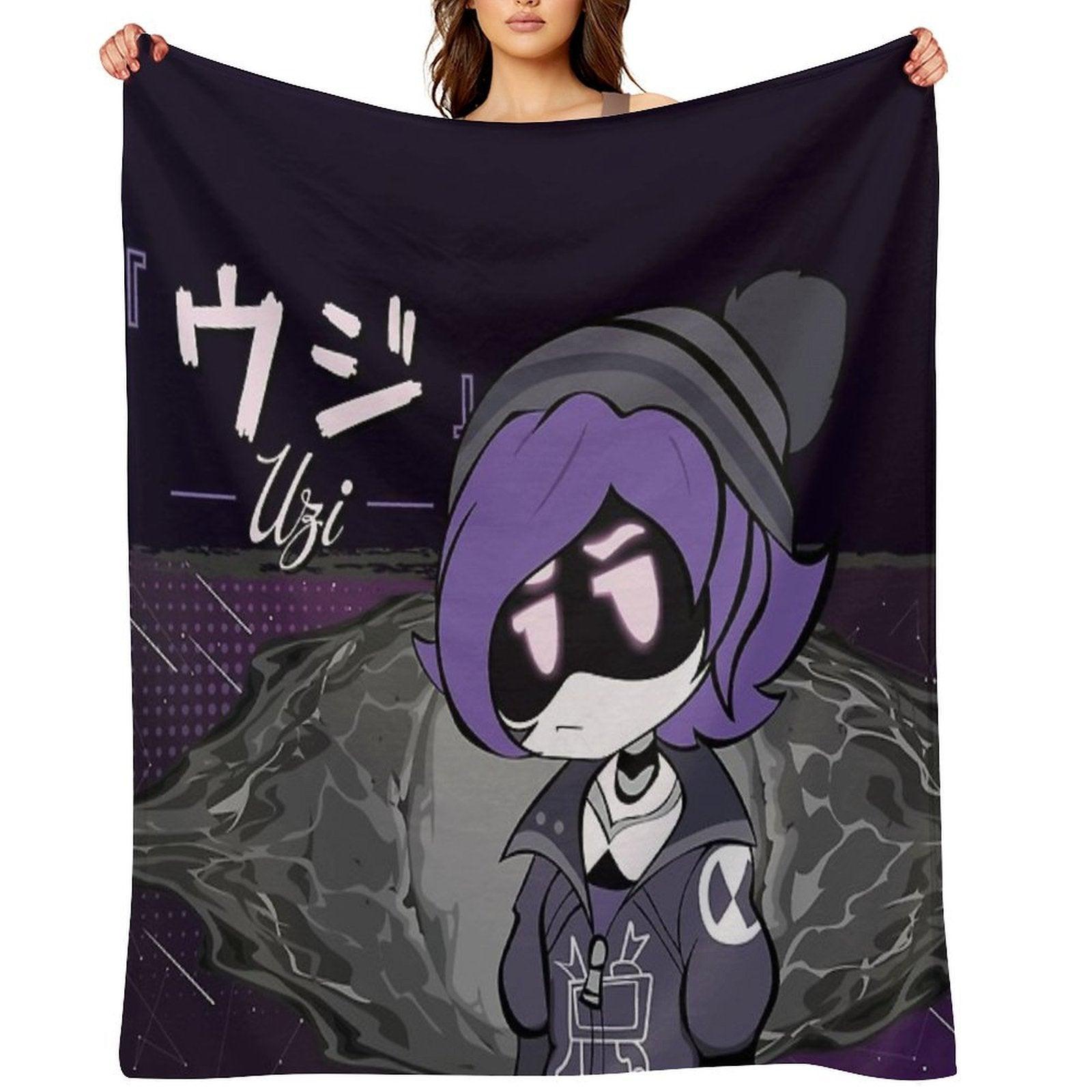 Uzi Doorman Skyness  Murder Drones Throw Blanket