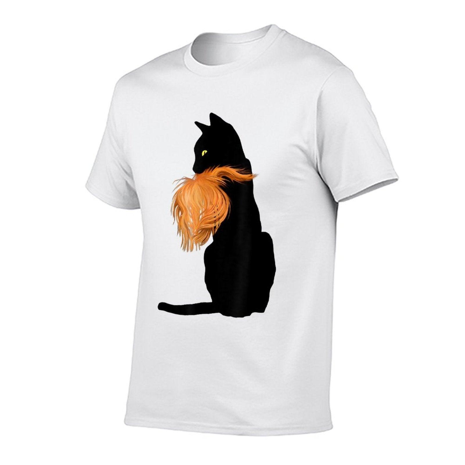 Cat Ladies for Kamala, Funny, Cat, Trump Hair, Womens Comfortable T-Shirt