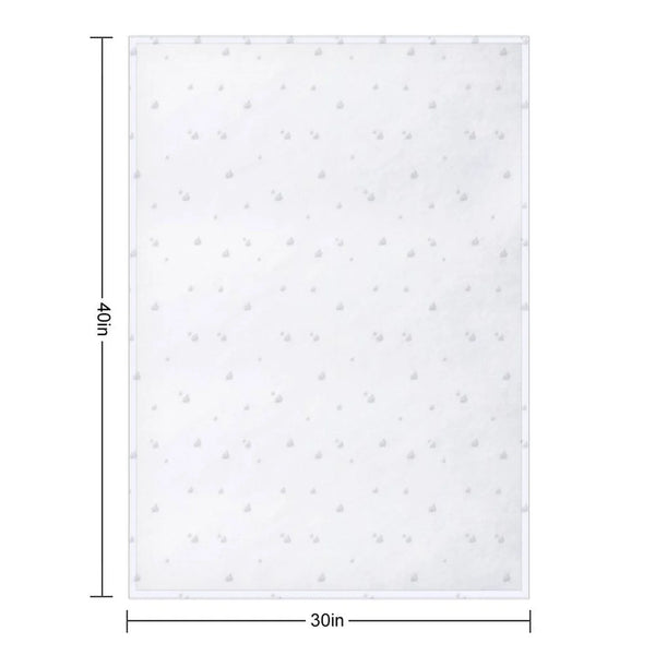 Grey Skies Painterly  Pattern Throw Blanket