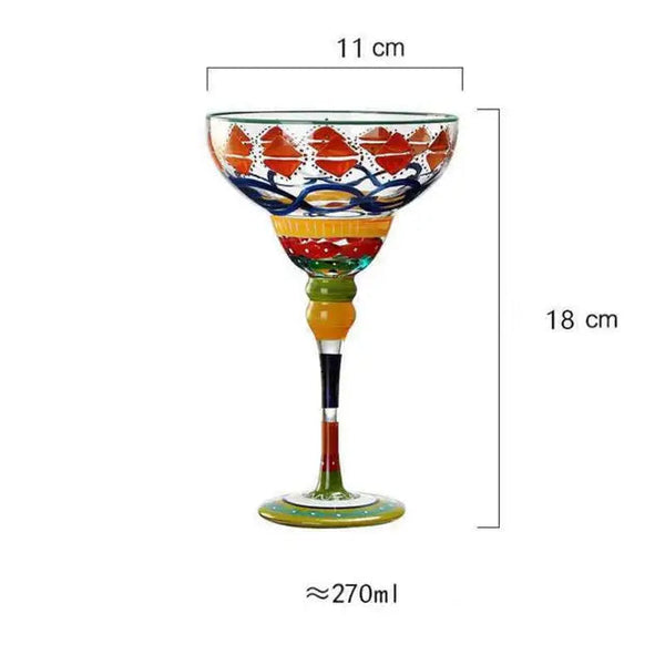 Colorful Wine Glasses Cups Cocktail Goblet Champagne Cup Glasses Bar Party Home DrinkWare Wedding Gifts Kitchen Accessories NEW