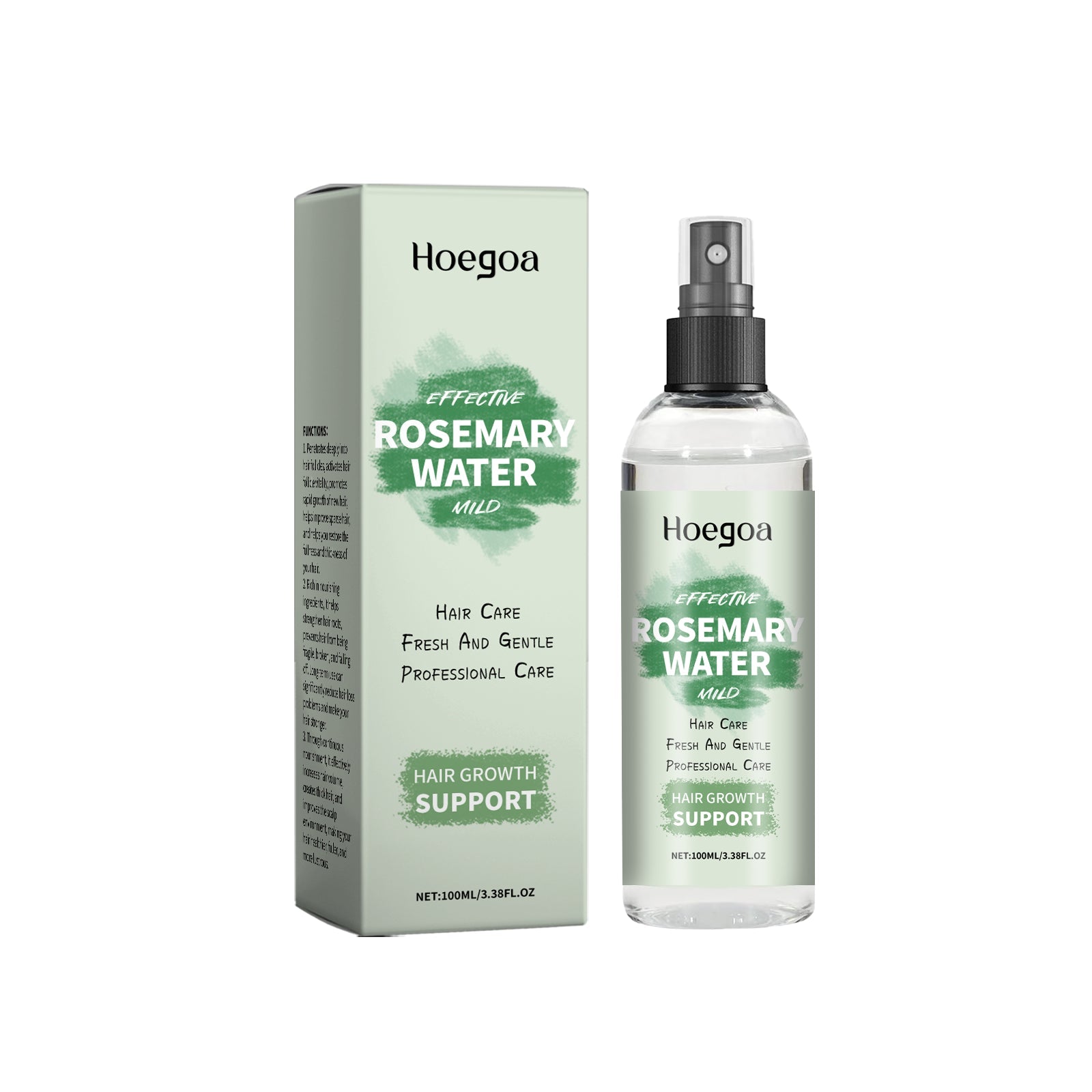 Rosemary Hair Treatment Spray, Gentle Nourishing Soft Shine Strong Hair Treatment Spray