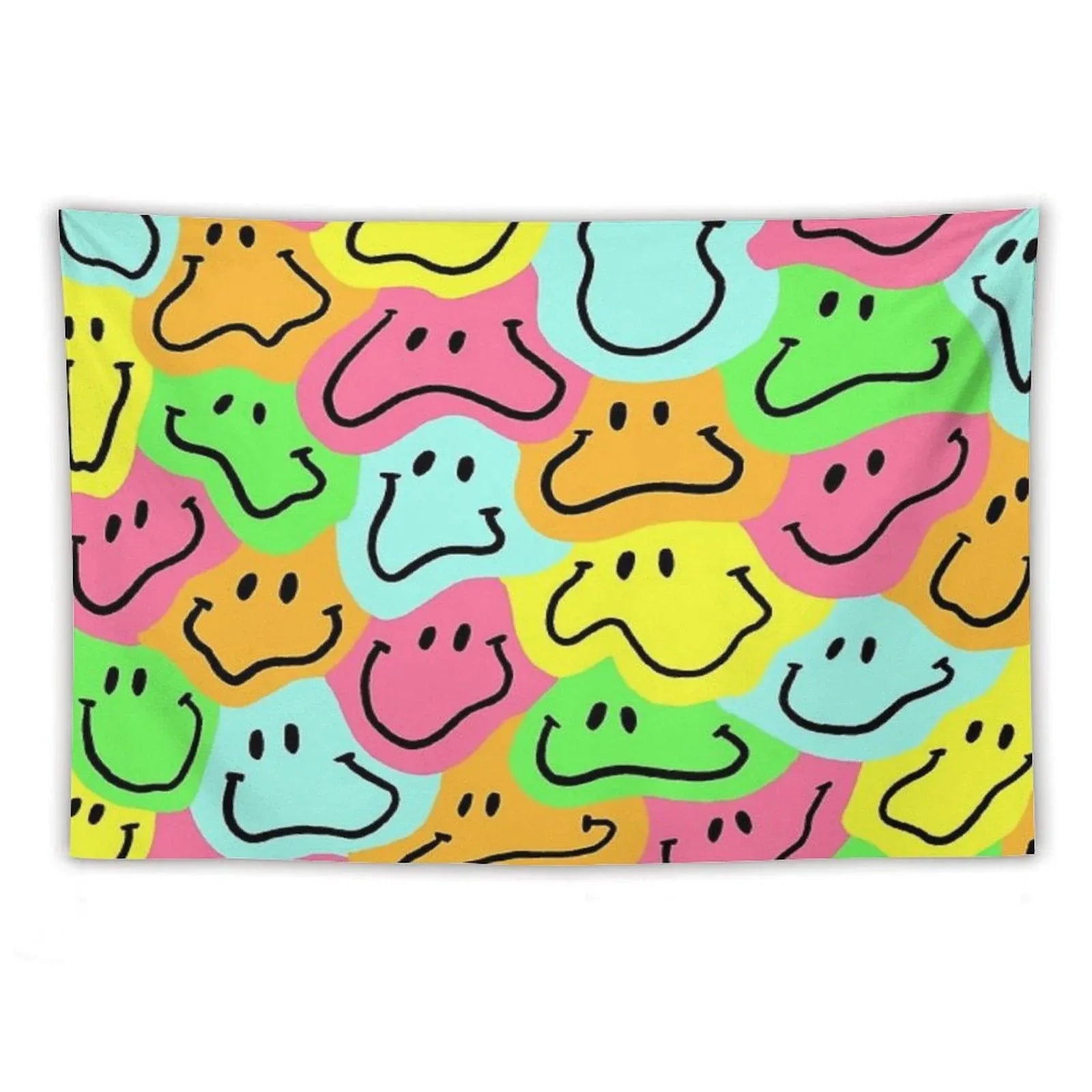 Smiley Face Pattern Tapestry