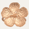 Gold Floral Napkin Rings – Golden Elegance