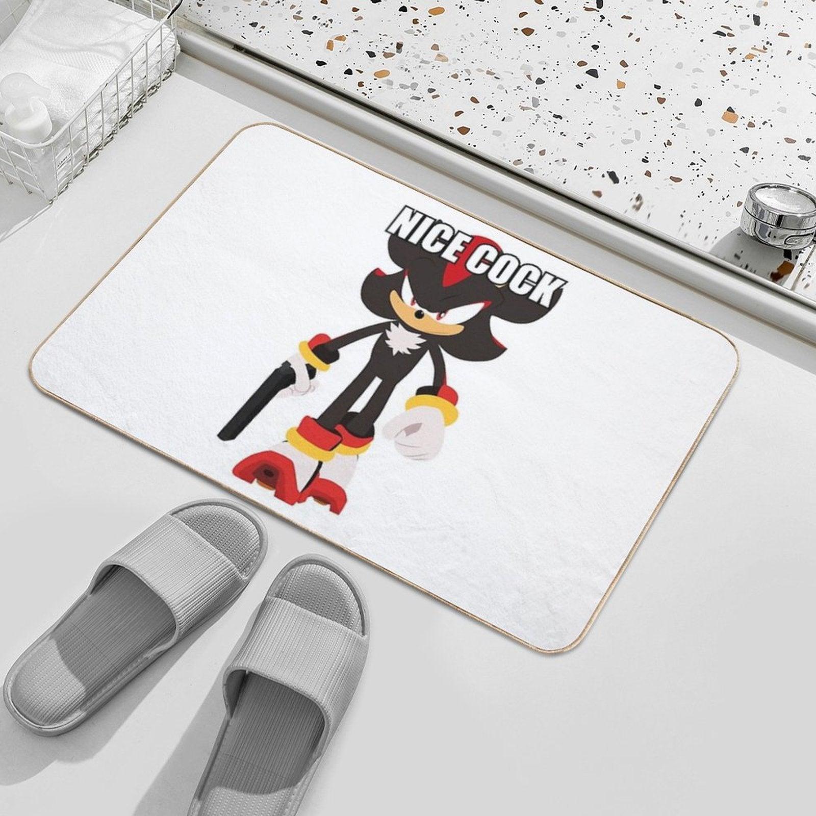 Edgehog with A Weapon 2D Bath Mat