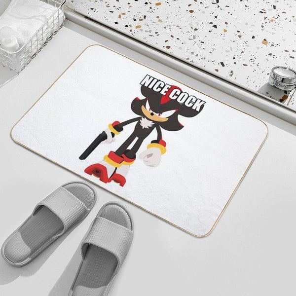 Edgehog with A Weapon 2D Bath Mat